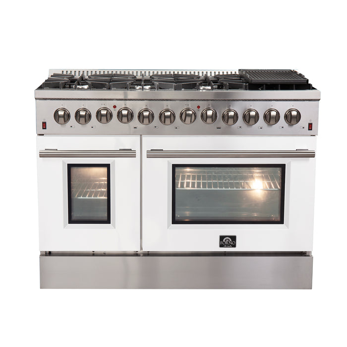 Forno Maniago - 48" Gold Freestanding Dual Fuel Range FFSGS6156-48