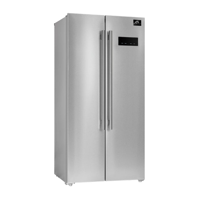 Forno Salerno -  33" Side by side built-in refrigerator 15.6cuft SS Color FFRBI1805-33SB