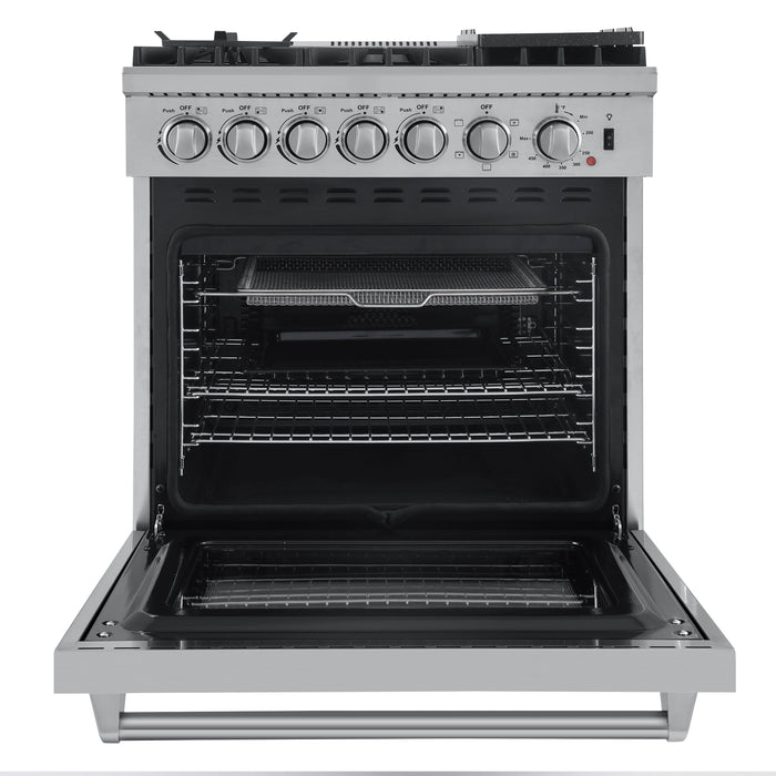 Forno Livorno 30" Gas Range, 4 Burners FFSGS6228-30S