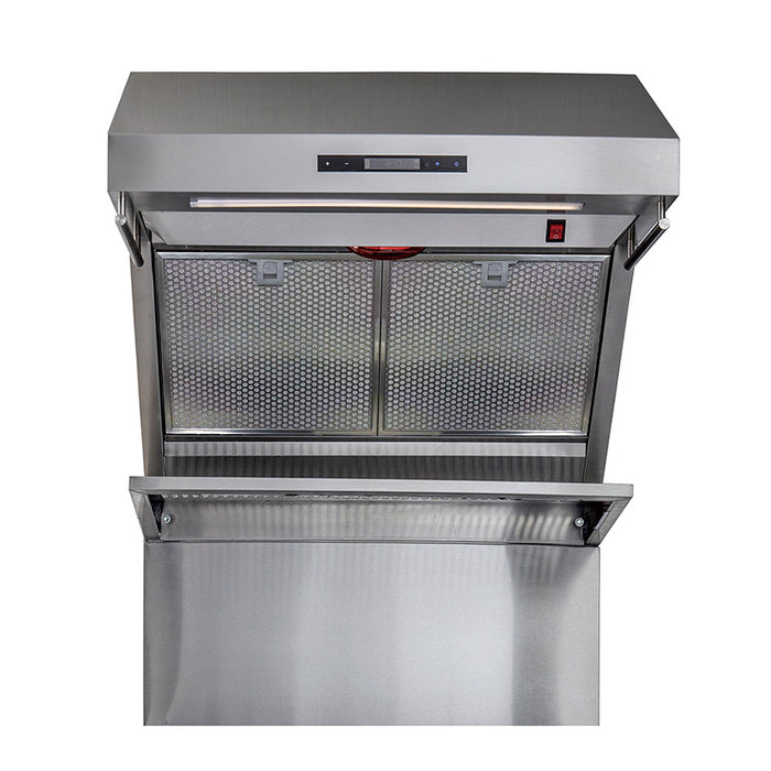 Forno Ansedonia 30" Wall Mount Range Hood, 600 CFM FRHWM5029-30HB